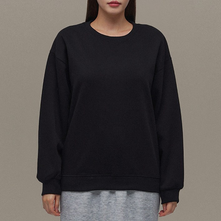 엘쏘 남녀공용 라운드 빅사이즈 긴팔 맨투맨 헤비웨이트 360g