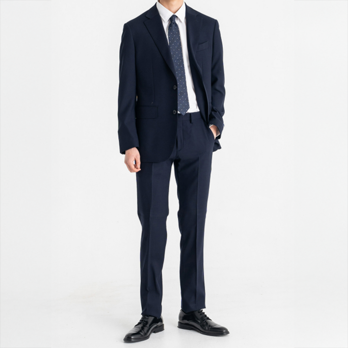 킨록 남성용 MARZOTTO 조직감 개발 나폴리 정장 상하의 세트