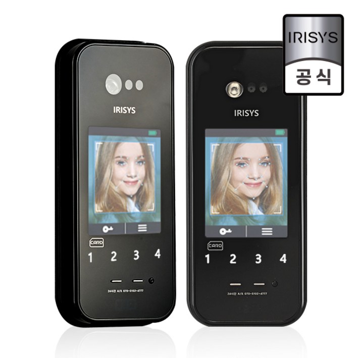 [KT알파쇼핑]아이리시스 노터치 안면 얼굴인식 디지털 현관 도어락 아이온 IFR-0200