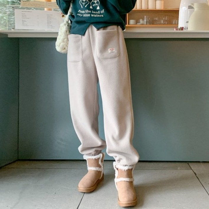 메이블루 포근양포켓 밴딩 조거팬츠
