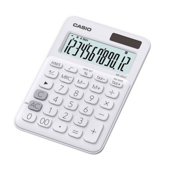 카시오 컬러 계산기 MS-20UC