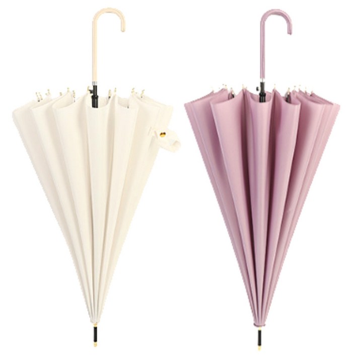 다루미 노르딕 16k 장우산 컬러 우산 2개세트 여성패션