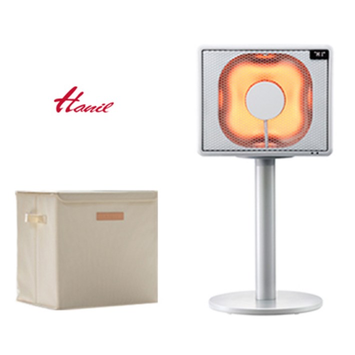 (보관가방증정) 단 1초 발열에 300W 저전력  한일 하이라이트히터  그레이 EHH-61R 가정용 캠핑용