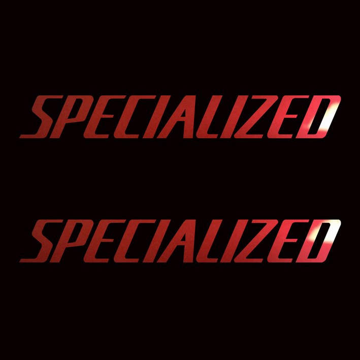스페셜라이즈드 SPECIALIZED 로드 자전거 데칼 스티커  싱글 세트(1set 2개)