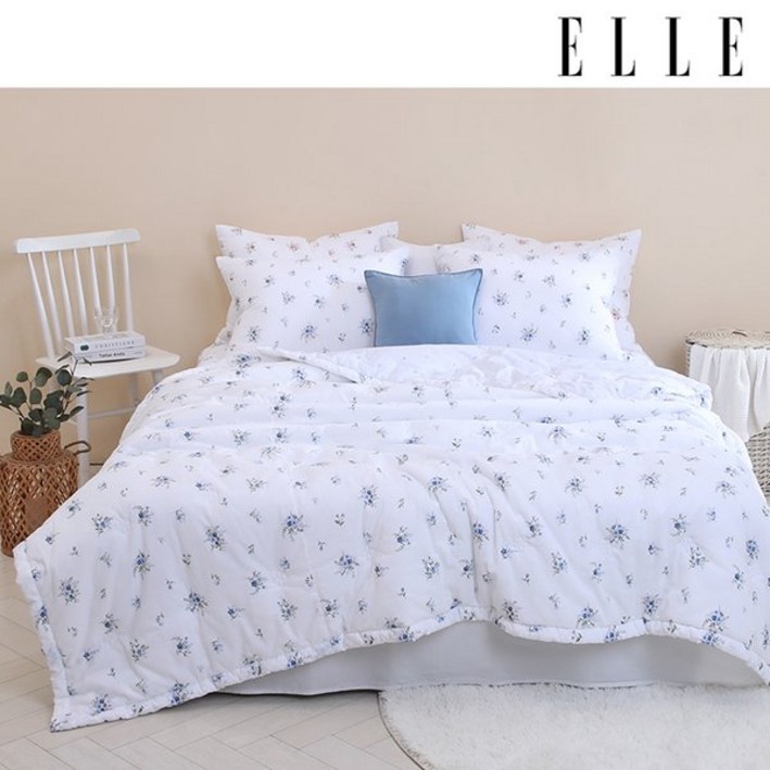 [브랜드매장판] 엘르 앤메리 면 차렵이불S_s