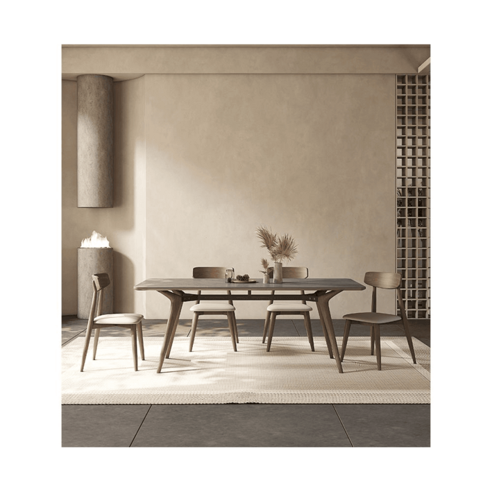 이태리세라믹식탁 직각 원목식탁세트 1600