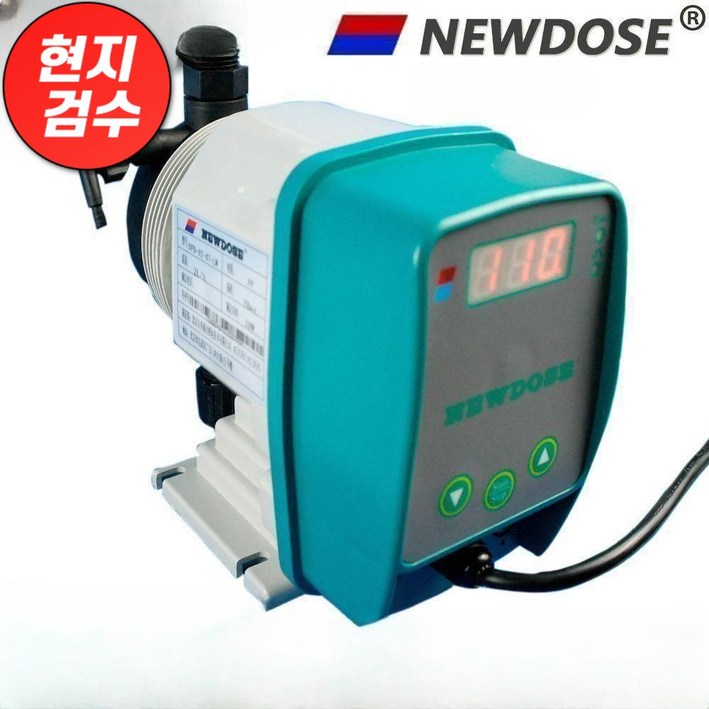 뉴심플몰 액체 정량 펌프 디지털 약품 주입기 미세 조절 전자 정밀 펌프 1.1L/H
