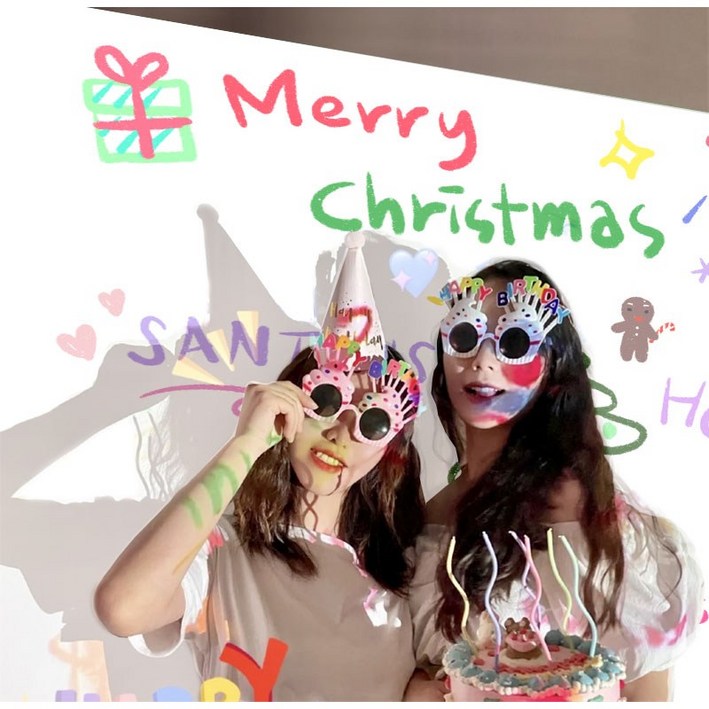 데일리컬렉팅 크리스마스 파티 미니빔 촬영 소품 인스타 파티 배경 꾸미기