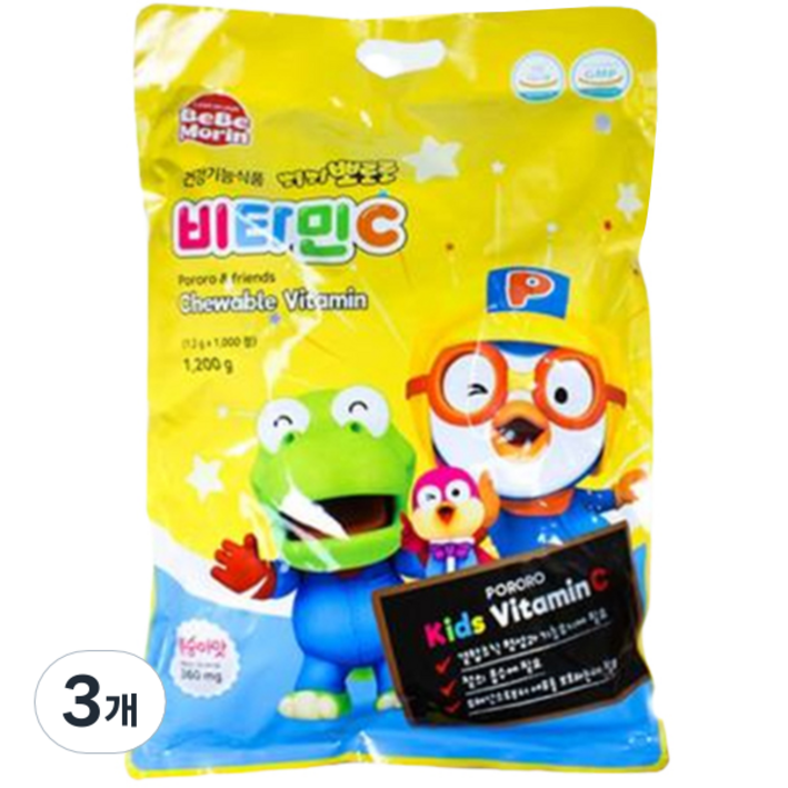 뽀로로 복숭아맛 유아 비타민C