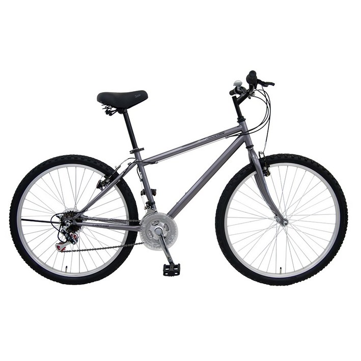 삼천리자전거 빅마운틴 21단 26인치 생활용 MTB 자전거 155cm, 다크실버, 1개, 170cm