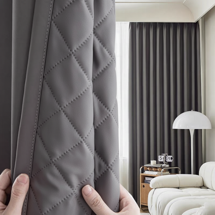 Mosashoe 암막커튼 겨울 단열 방한 방풍 커튼 두꺼운 보온 바람막이 방음 커튼