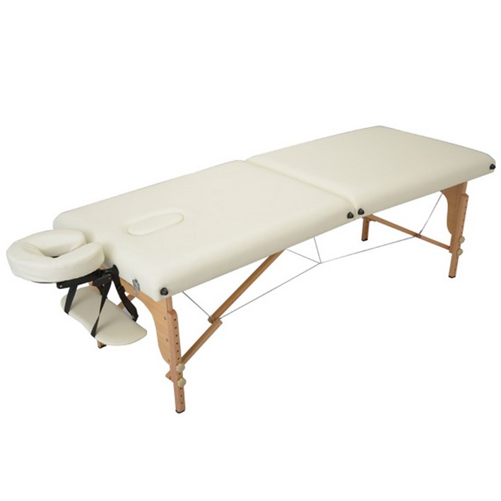 세븐뷰티 접이식 마사지 침대, 접이식마사지침대 V-004_아이보리
