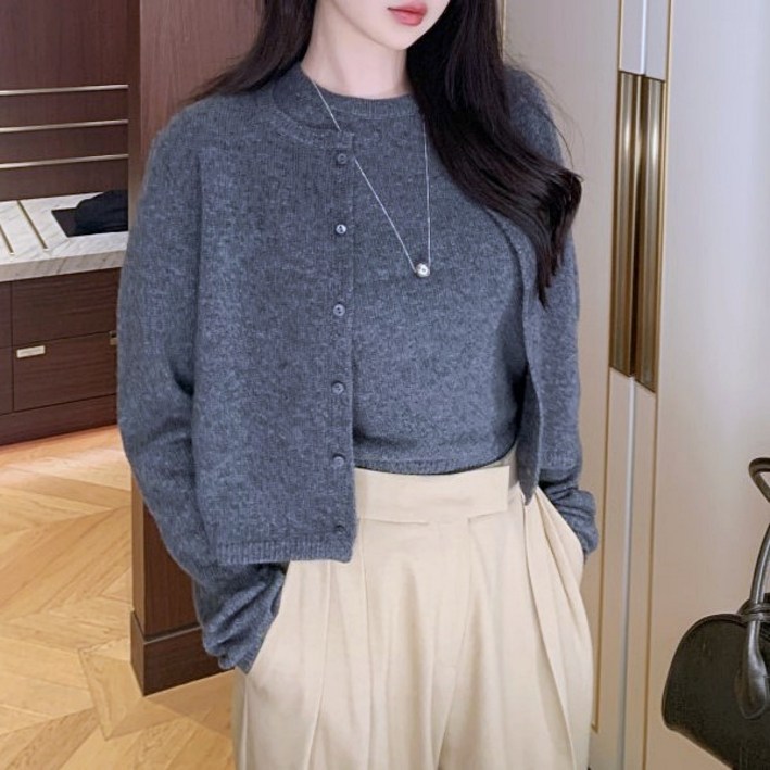예쁨시전 이너세트 반팔 니트 긴팔 숄 가디건 투피스