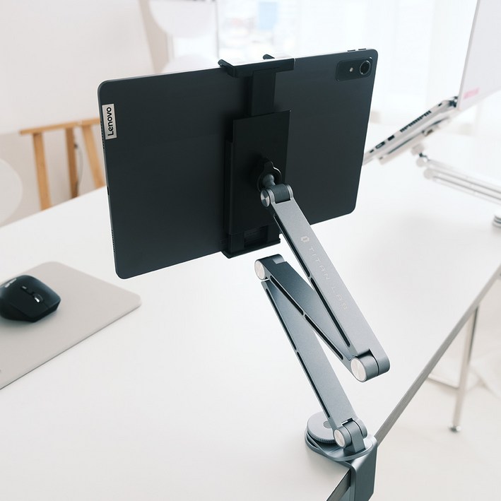 타이탄랩 태블릿 거치대 침대 책상 TITAN LAB, 스페이스 그레이, 1개