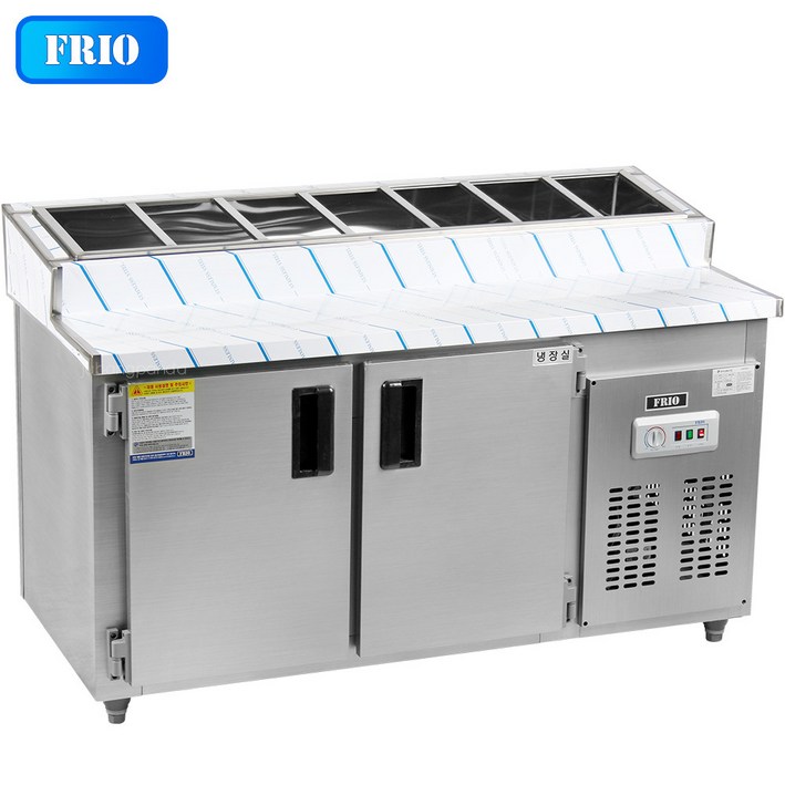 FRIO 프리오 업소용냉장고 토핑냉장고 7구냉장고 1500750800 올냉장 메탈재질 아나로그 컨트롤러 FRIO 프리오 업소용냉장고 토핑냉장고 7구냉장고 1500750800 올냉장 메탈재질 아나로그 컨트롤러
