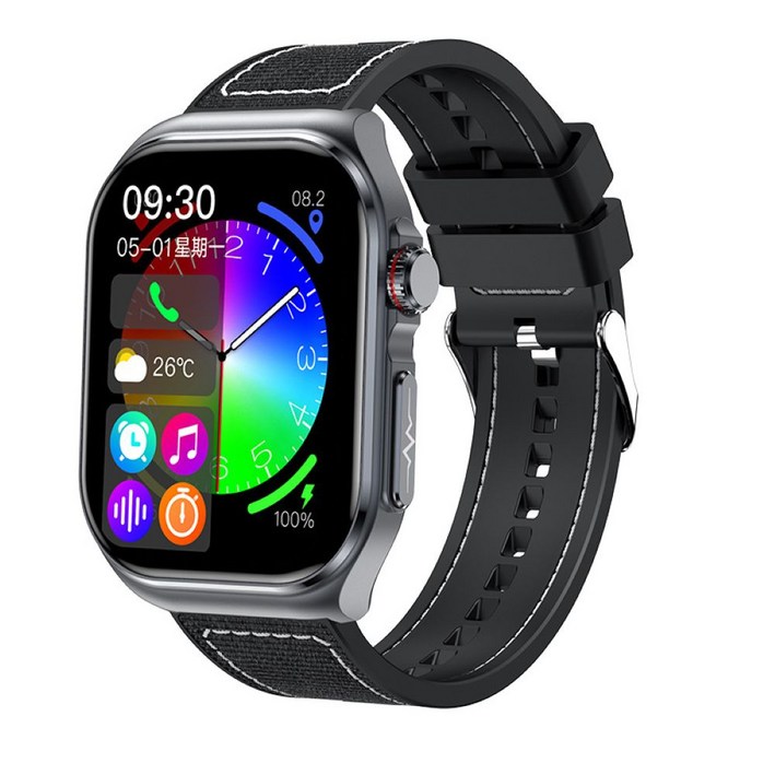 메디코치 바나바 스마트워치 비침습 건강관리 통화 체성분 블루투스 한국어지원 2026년형 최신형 기본세팅발송, 2-5브라운레더, 3.5cm, 블루투스