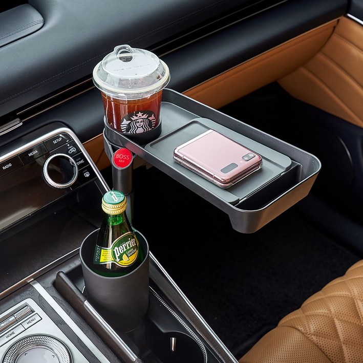 보스킴 조이 깔끔하고 심플한 차량용 컵홀더  일반테이블충전X, 1개