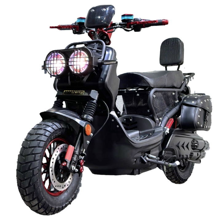 이든테크 전기 전동스쿠터 배달용 출퇴근용 줌머 72V 1500W, 72v, 오프로드72v70A리튬배터리+12인치모터