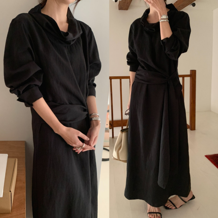 세브리 여성 가을 고급 원피스 외출용