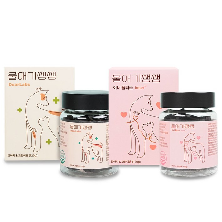 울애기쌩쌩 반려동물 프리미엄 영양제 세트상품  기본  이너플러스