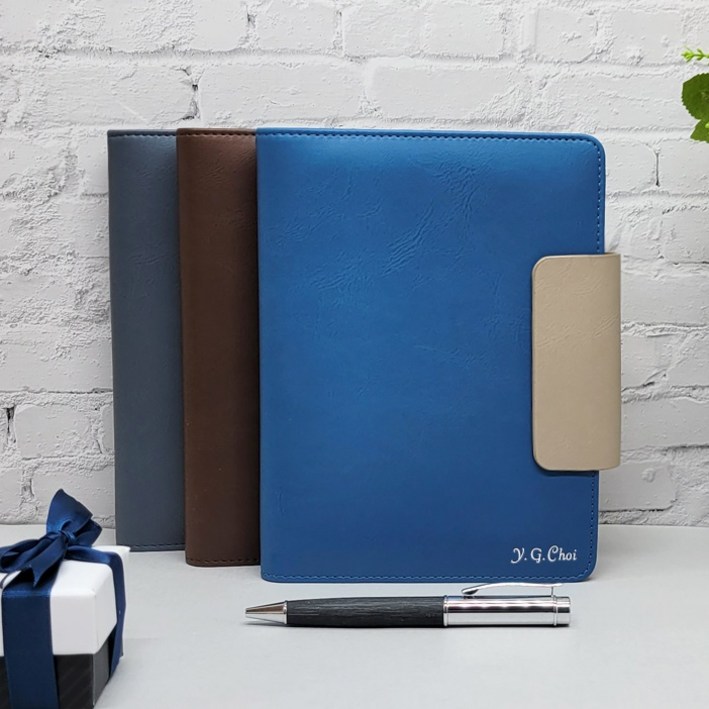 2026 이니셜스 스테디셀러 다이어리 / 이니셜 무료 회사 로고 각인, 엣지 와이드_그레이