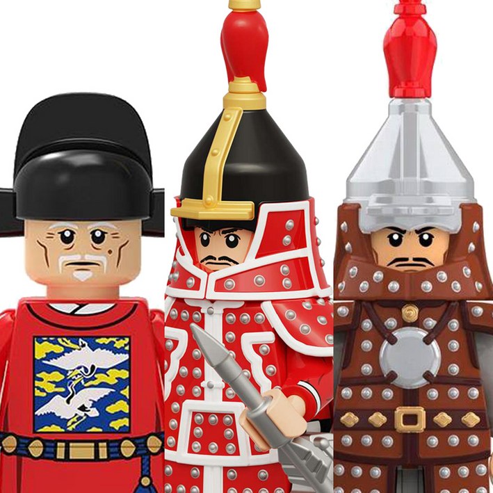 성웅 충무공 이순신 캐릭터 호환블록 브릭미니피규어 5종 컬렉션 수집장식전시용 블록피겨 키덜트아이템, 1개