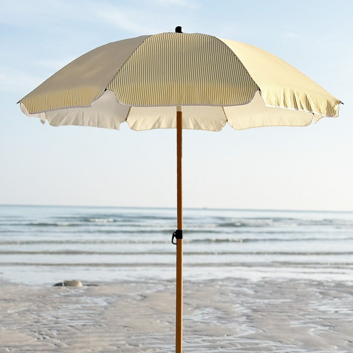 감성 스트라이프 파라솔 바다 해변 계곡 캠핑 그늘막