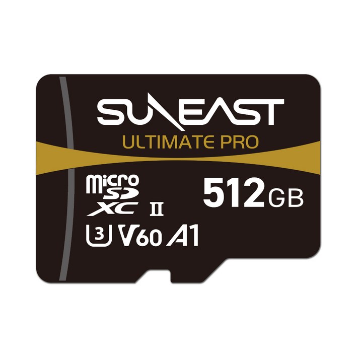 선이스트 얼티메이트 프로 V60 1867 배속 드론 마이크로SD SEMS2512G26G1F, 1개