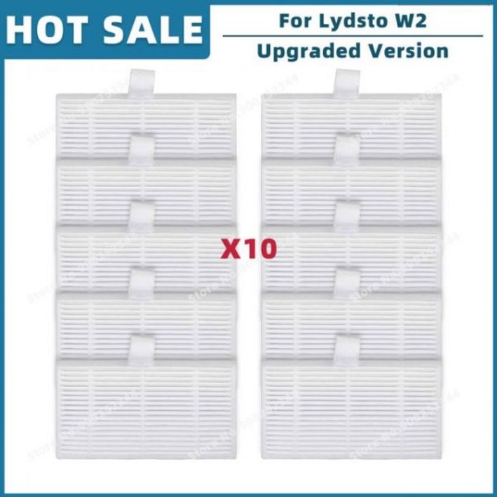 호환 Lydsto W2 Kyvol Cybovac S60 에이클 AICLE 200 TAMA All in ONE MAX 액세서리 교체용 예비 부품 메인 사이드 브러시 헤파 필터 걸레