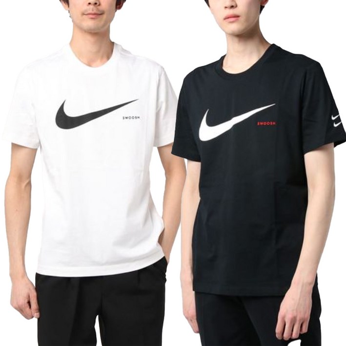 나이키 더블 스우시 숏슬리브 남녀 공용 반팔티셔츠 NSW 크루 클럽 스탠다드 CK2253 나이키 더블 스우시 숏슬리브 남녀 공용 반팔티셔츠 NSW 크루 클럽 스탠다드 CK2253