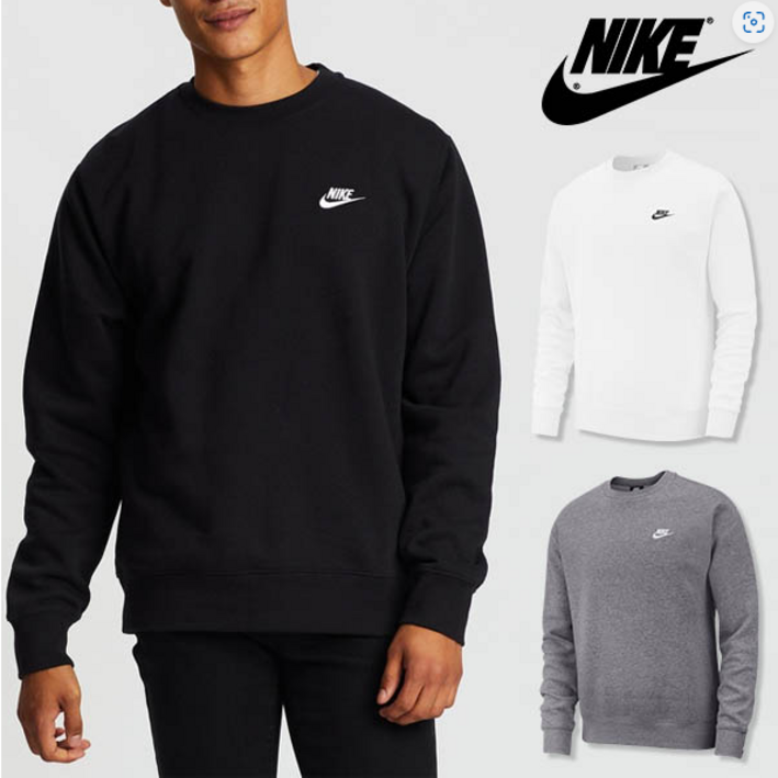 특가행사 남녀공용 클럽 N 자수로고 쮸리 크루 맨투맨 티셔츠 BV2333005