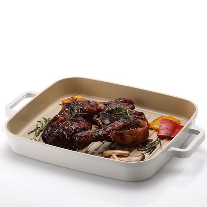 네오플램 IH 인덕션 사각 그릴팬 28cm