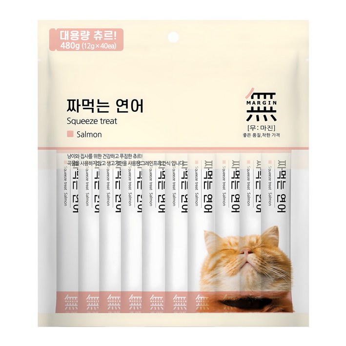 무마진 고양이 짜먹는 간식 40p