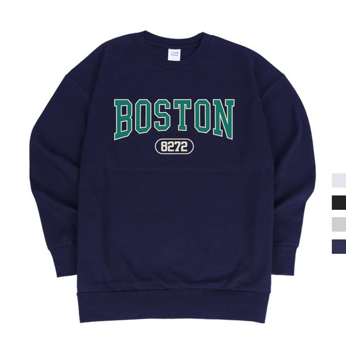 보스턴8272 스탠다드 남여공용 맨투맨