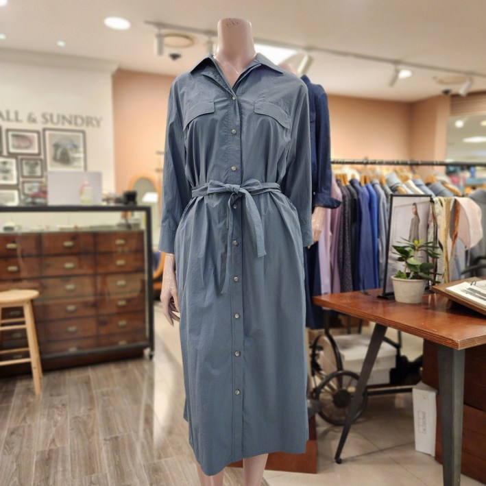 BCBG [올앤선드리]  안티카OP 원피스 _ A4M3O603   54   [D/BLUE]