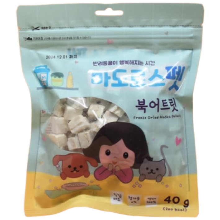 마도로스펫 북어트릿 40g 동결건조간식, 40g, 1개