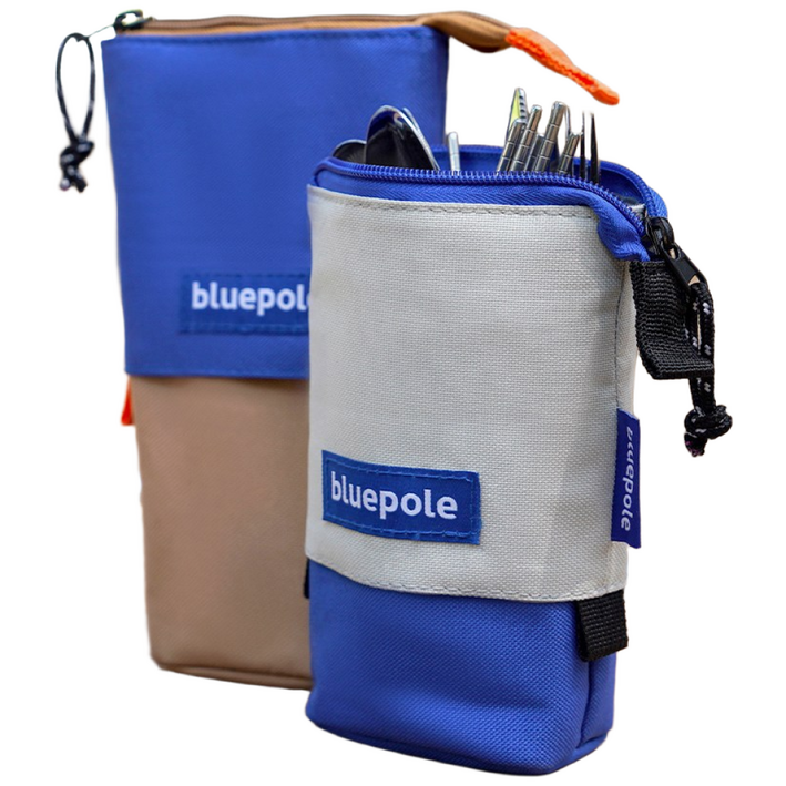 BLUEPOLE 아이엠 커틀러리 세트 캠핑 커트러리 휴대용 수저 젓가락 세트 4인, 블루, 1개