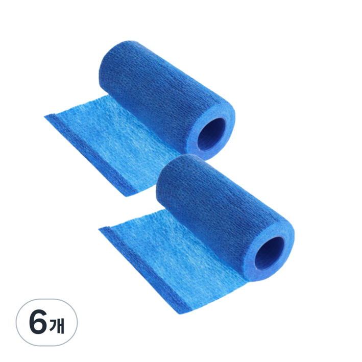 PT studio 아텍스 테이핑 쿨 압박용밴드 쿨밴드 자가점착밴드 멘솔 아이스 의료용 붕대 시원하지만 끈적이지 않는 쿨링밴드, 6개