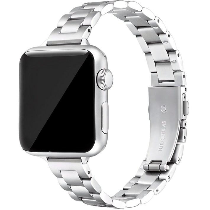 이츠라이프 애플워치 호환가능 여성용 슬림 메탈 스트랩 밴드 384041mm