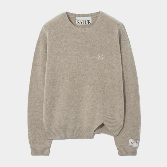 세터 남녀공용 더블린 언발란스 캐시미어 블렌드 니트