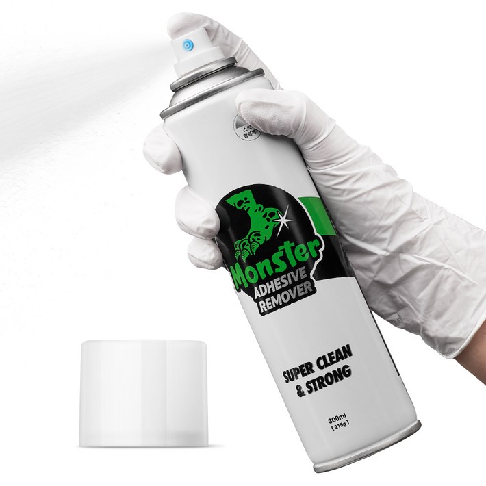 몬스터클리어겔 초강력 끈끈이 접착제 테이프 자국 차량 스티커 제거제 300ml