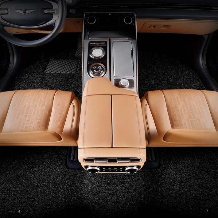 메이튼 확장형 코일 매트, KGM 베리 뉴 티볼리 19년6월, 블랙