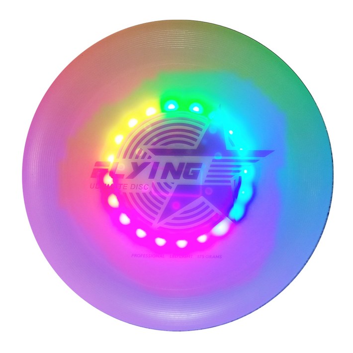 비상 LED 플라잉디스크 원반 던지기