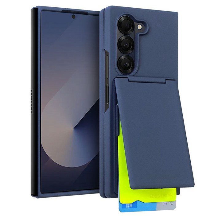 워너프 오픈 카드 하드 지폴드 휴대폰 케이스