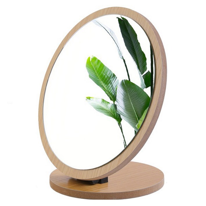 므뮤 목재 탁상용 스탠드업 접이식 테이블 HD 탁상거울