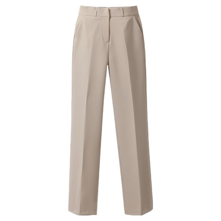 레몬소울 여성용 밴딩 스판 링클프리 일자 숏 슬랙스 6791