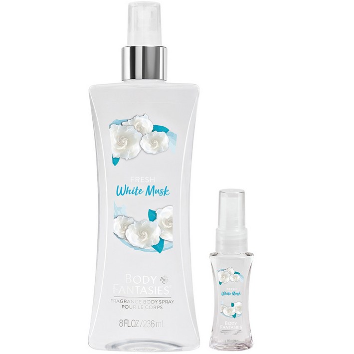 바디판타지 바디미스트 프레시 화이트 머스크 236ml  29ml