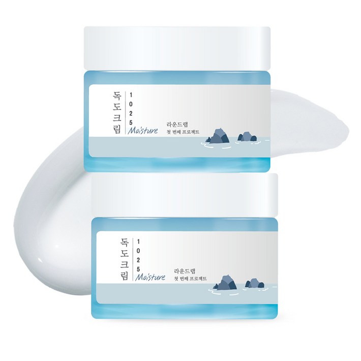 라운드랩 1025 독도 수분 크림 50ml 듀오 세트