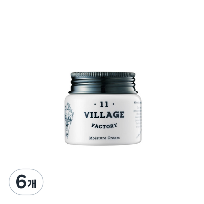 빌라쥬11팩토리 모이스처 크림, 65g, 6개 빌라쥬11팩토리 모이스처 크림, 65g, 6개