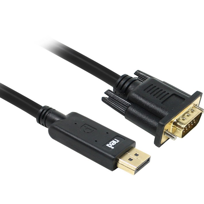 넥시 DP to VGA 변환 케이블 디스플레이 포트 RGB 1.8m, NX2141, 1개